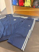 Tuta Adidas pinstripe firebird loose blue