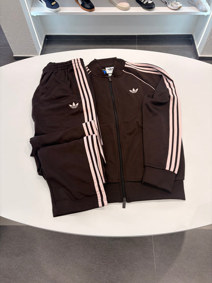 Tuta Adidas ORIGINALS brown/pink