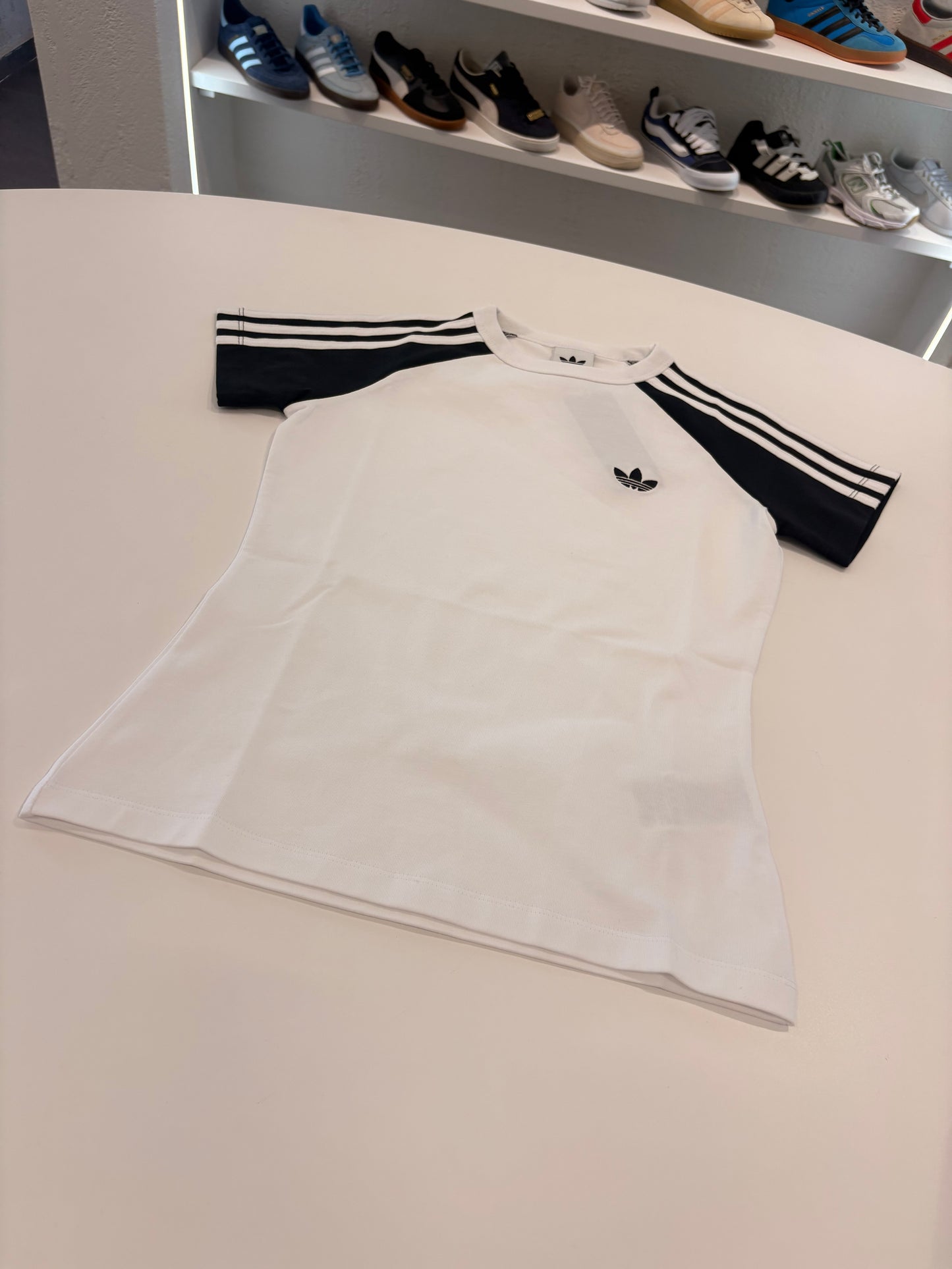 T-shirt Slim fit SST TEE black/white