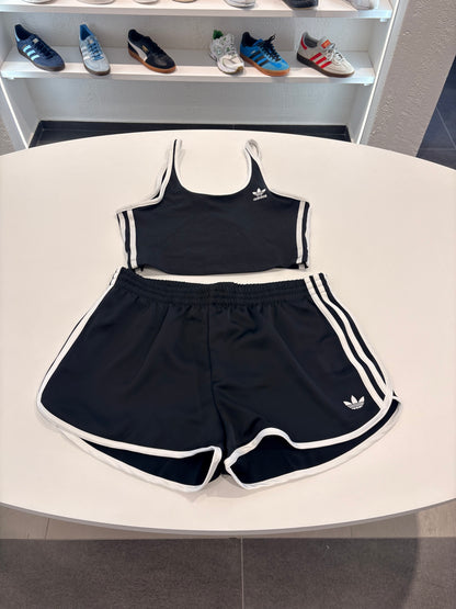 Coordinato Adidas canotta total black