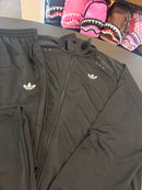 Tuta Adidas tech ess track suit black
