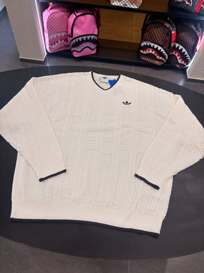 Maglione Adidas cloud white