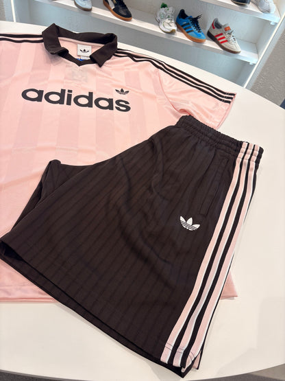 Coordinato Adidas brown polo pink unisex