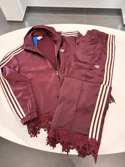Tuta Adidas merletto SS2026/2027 Bordeaux