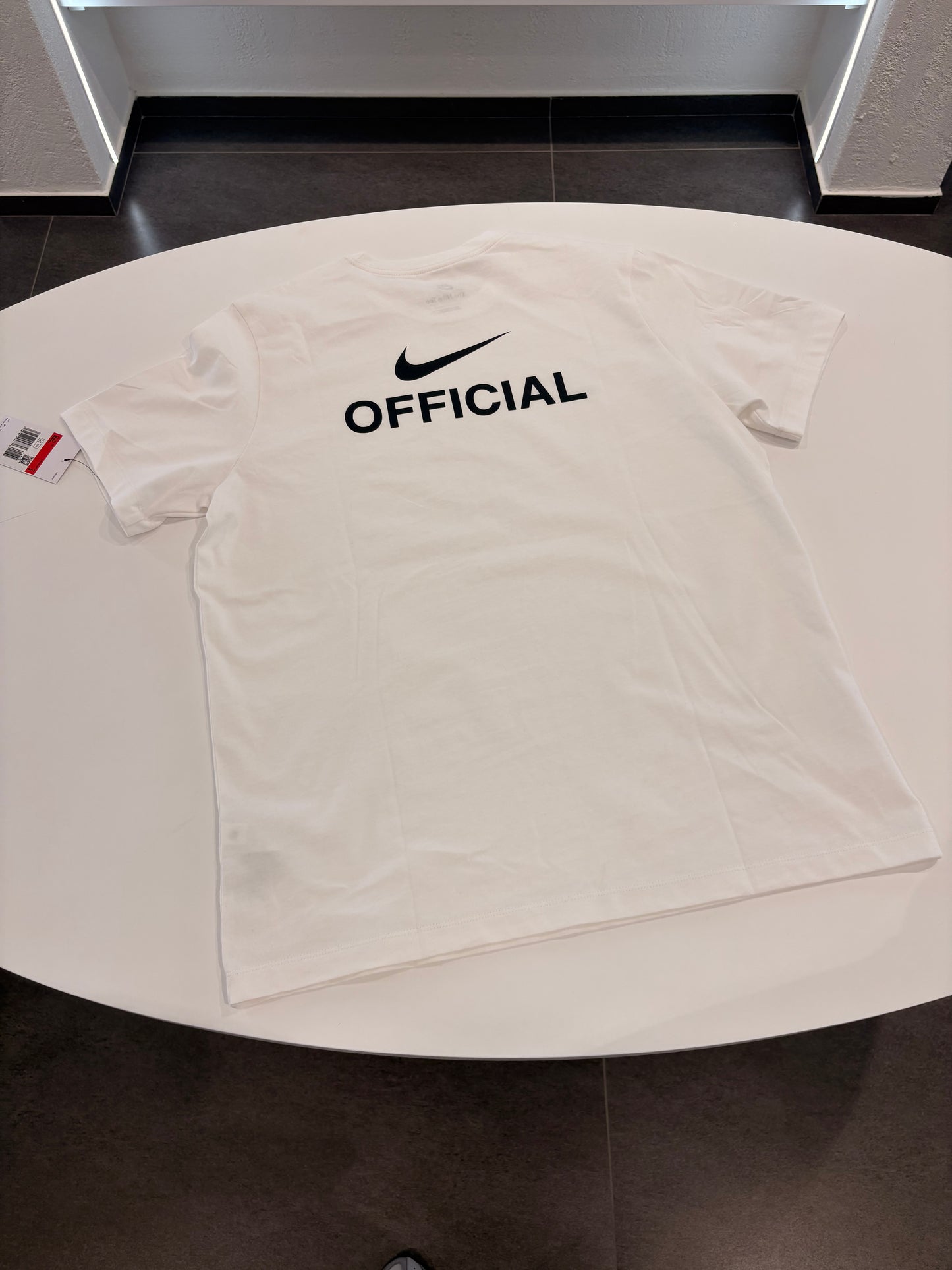 T-shirt Nike official white