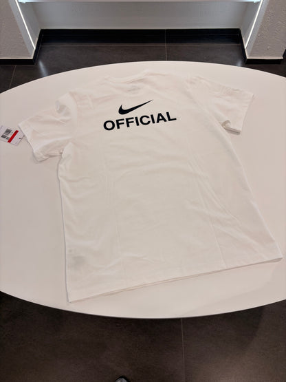 T-shirt Nike official white