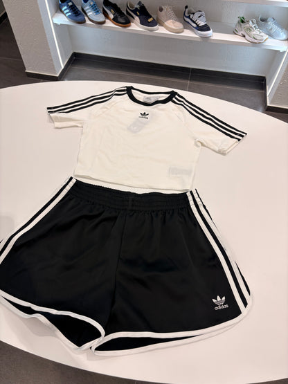 Coordinato Adidas B&W crop
