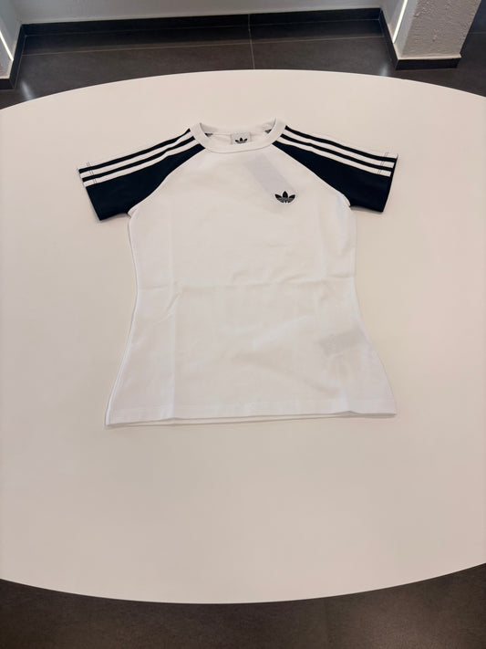 T-shirt Slim fit SST TEE black/white