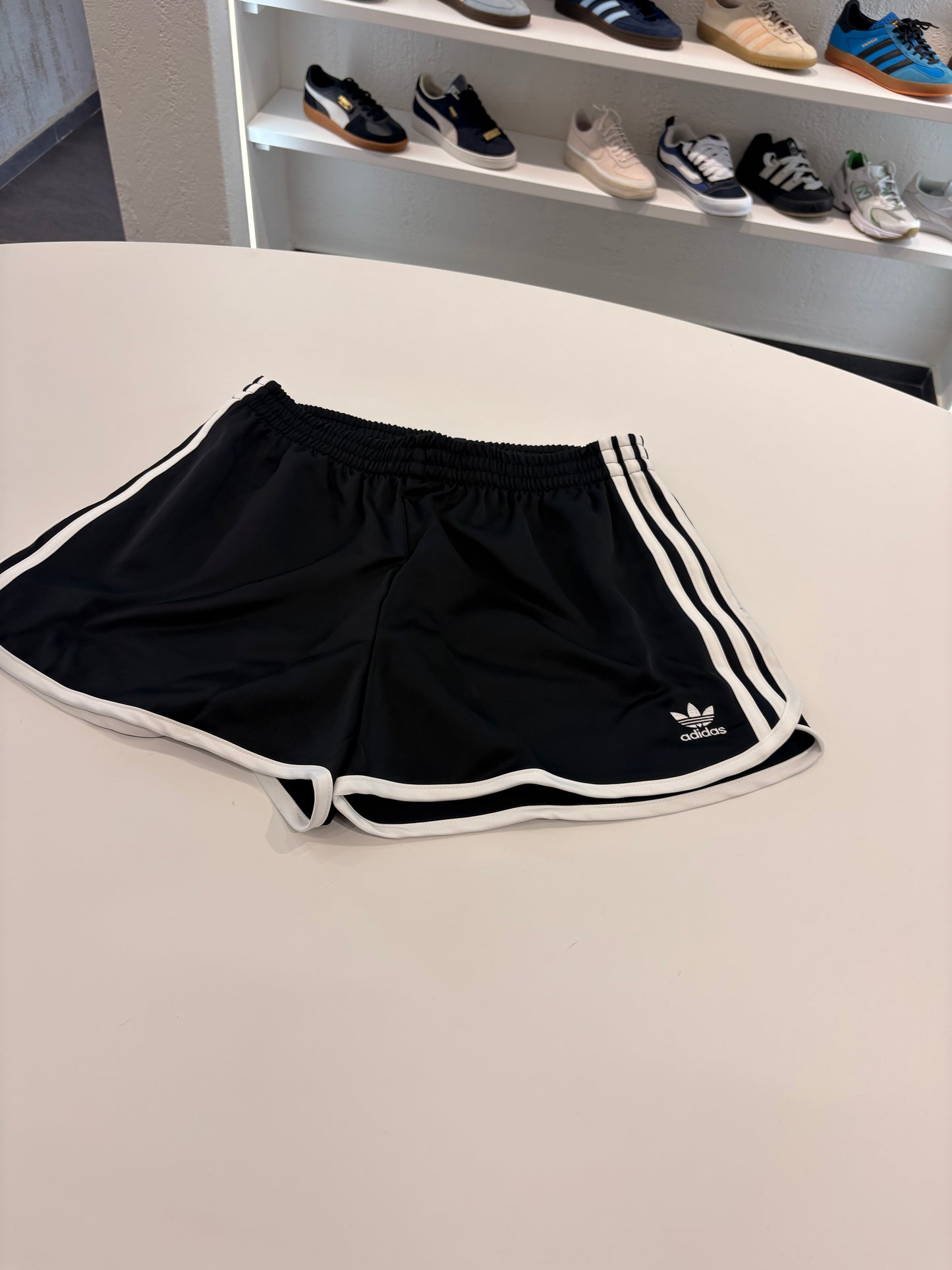 Short adicolor 3 stripes nero