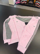 Tuta Adidas kids two color pink