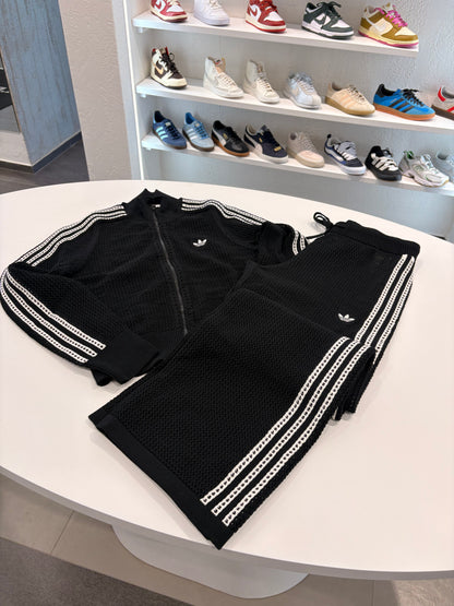 Coordinato traforato Adidas black