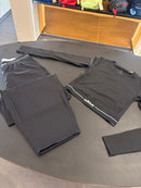 Coordinato Adidas hyperglam cropped long sleeve black