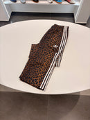 Pantalone tuta Adidas Leopard fondo zip regolabile