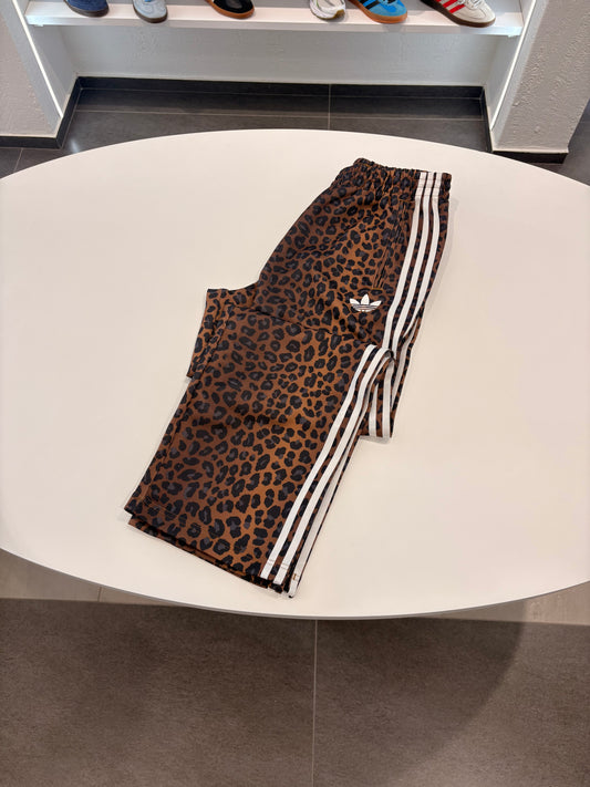Pantalone tuta Adidas Leopard fondo zip regolabile
