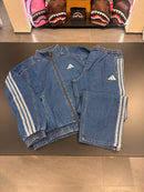 Tuta Adidas in denim blue uomo