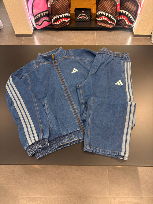 Tuta Adidas in denim blue uomo