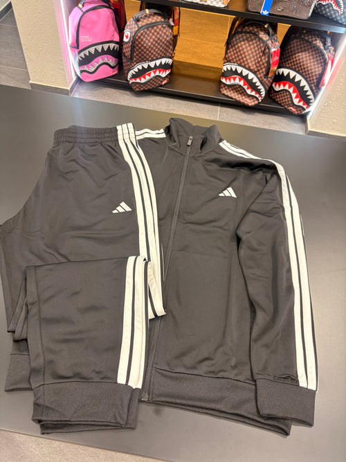 Tuta Adidas Classic 3lines black uomo