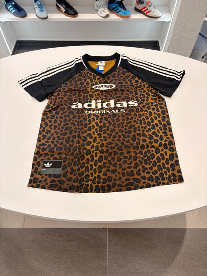 T-shirt Adidas Leopard spalla 3lines black