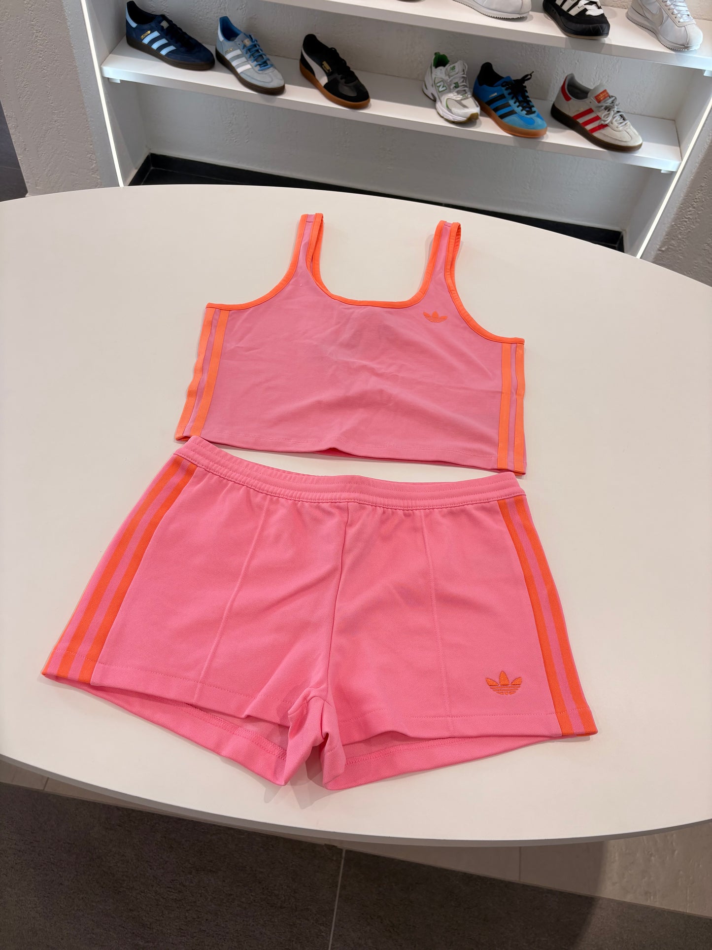 Coordinato Adidas canotta pink/orange