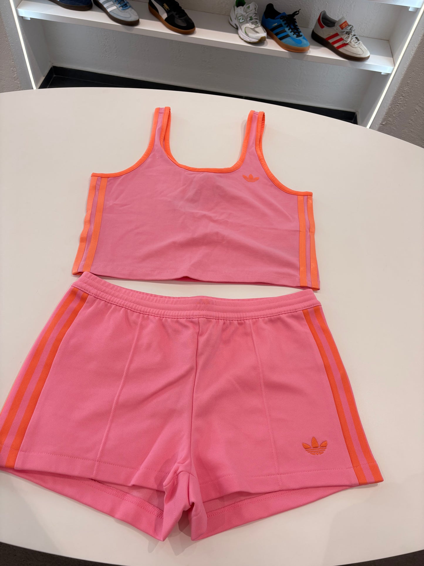 Coordinato Adidas canotta pink/orange