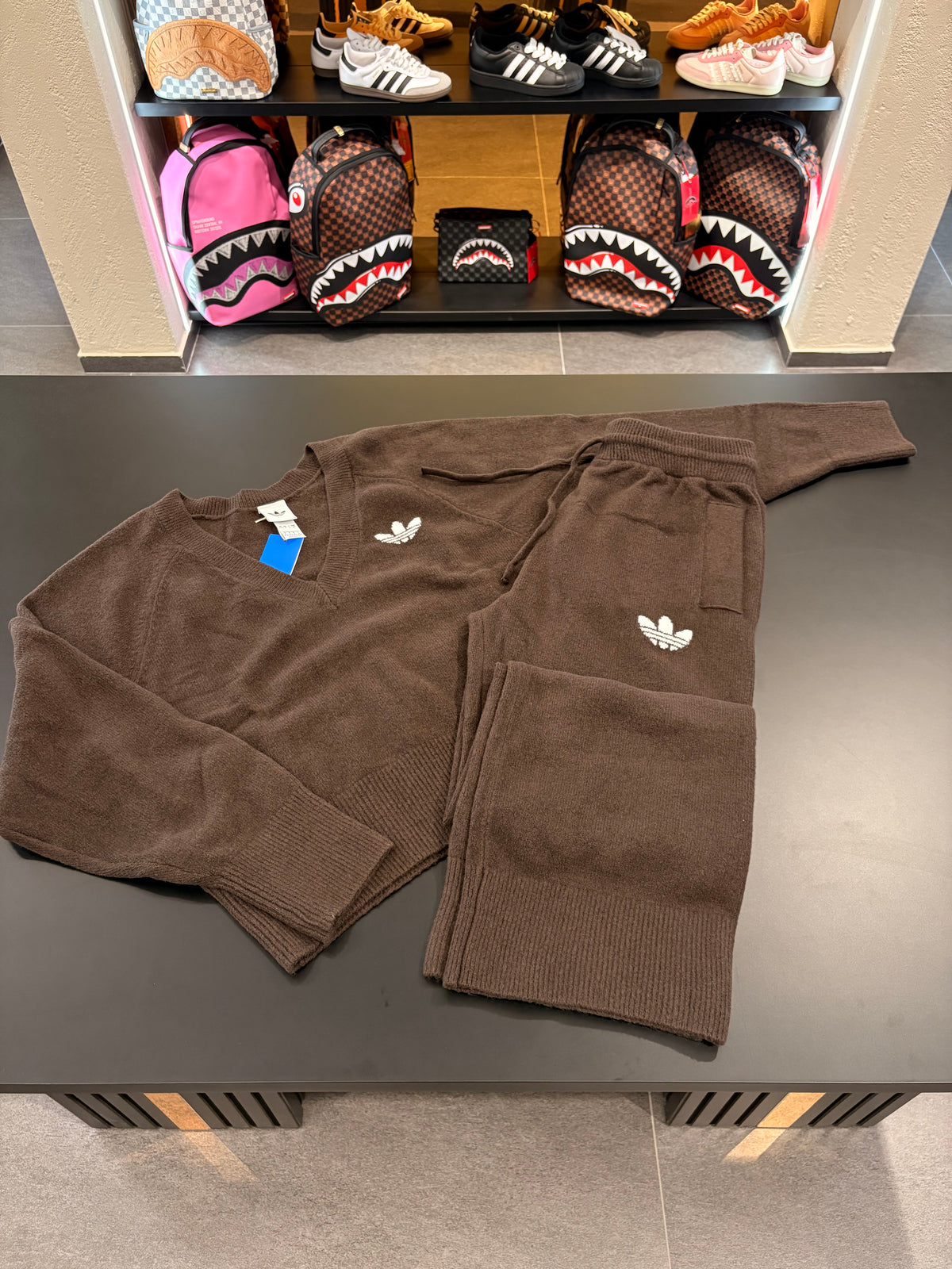 Tuta Adidas tex teddy brown