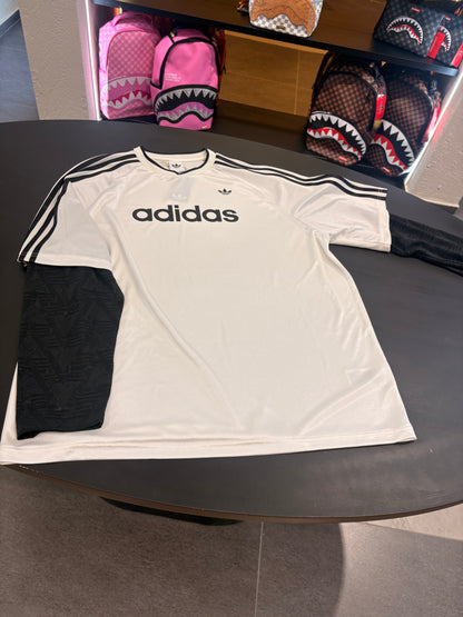 T-shirt Adidas manica merletto