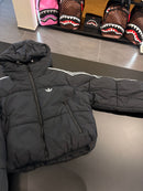 Bomber Puffer Adidas donna crop black