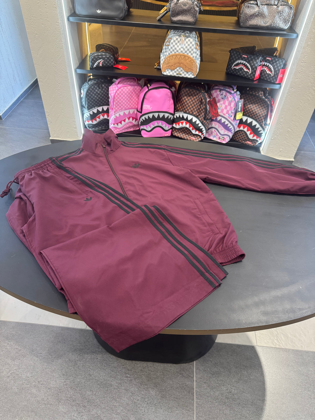 Tuta Adidas adilenium bordeaux