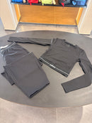 Coordinato Adidas hyperglam cropped long sleeve black