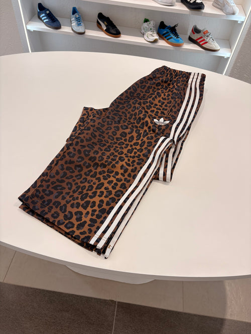 Pantalone tuta Adidas Leopard fondo zip regolabile