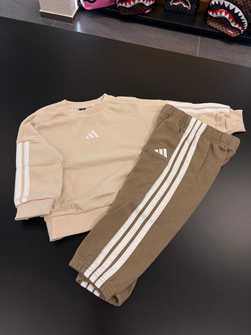 Tuta Adidas beige basic kids