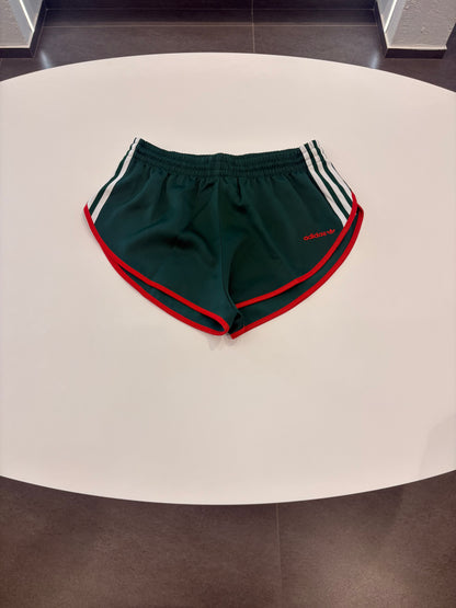 Shorts Adidas satin Green sfum red white