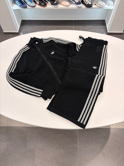Coordinato traforato Adidas black