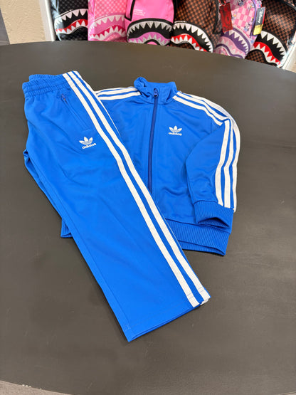 Tuta kids firebird Adidas 3lines blu