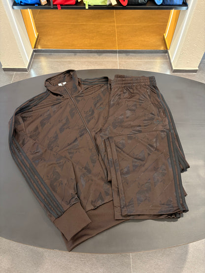 Tuta monogram firebird Adidas brown