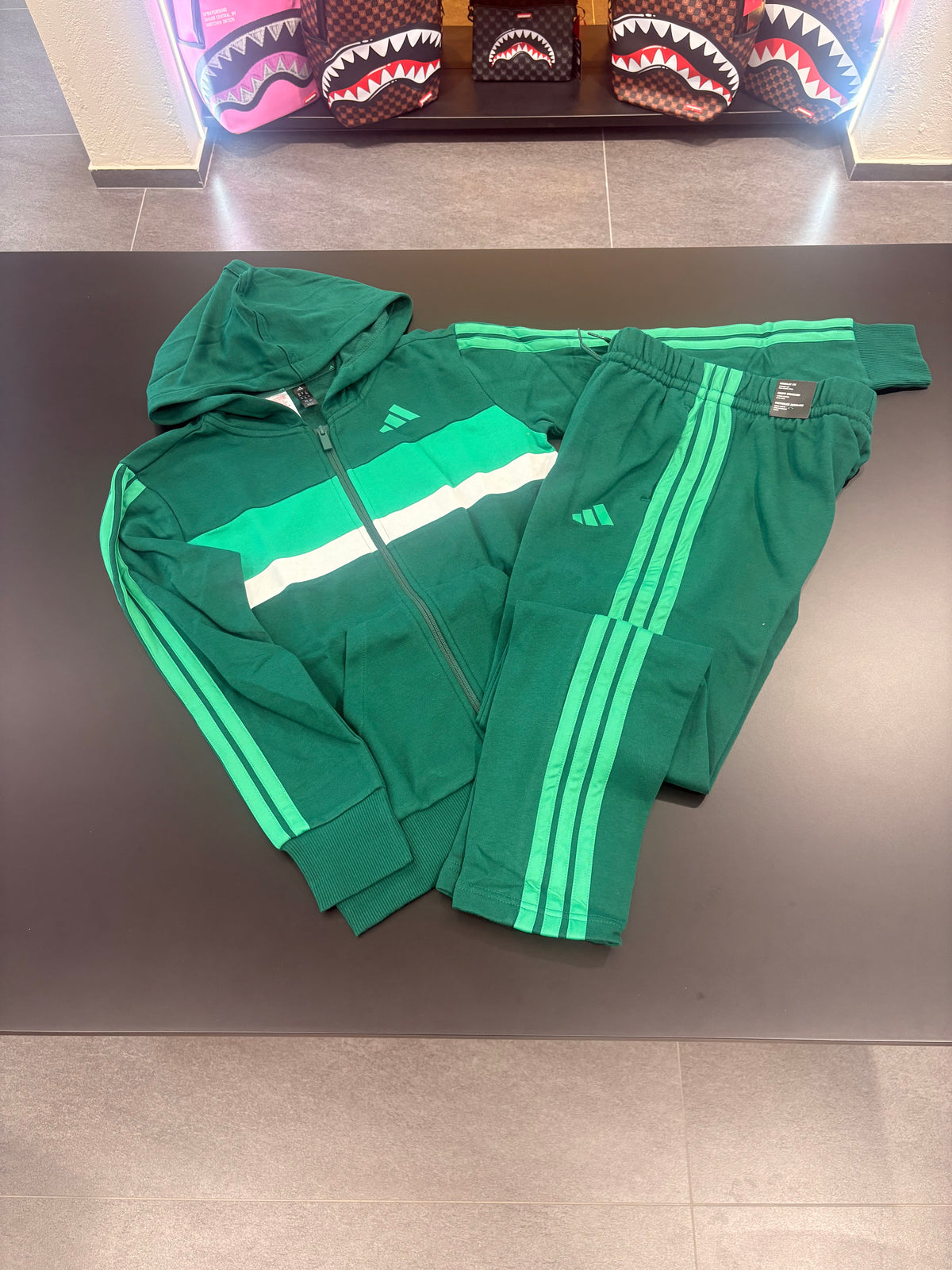Tuta Adidas tiberio kids Green