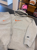 Tuta Nike grey swoosh orange