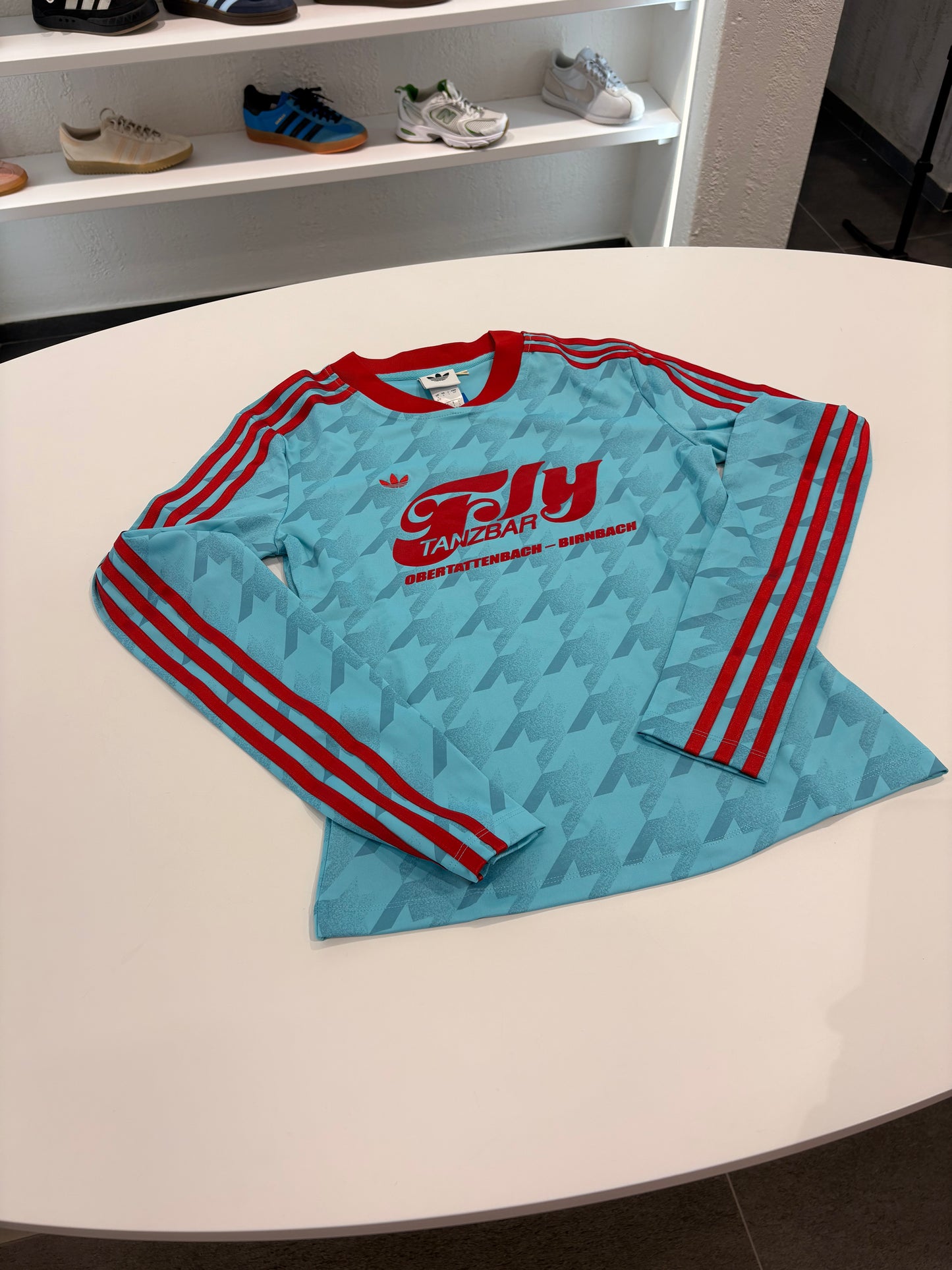 T-shirt Adidas 3 stripes red