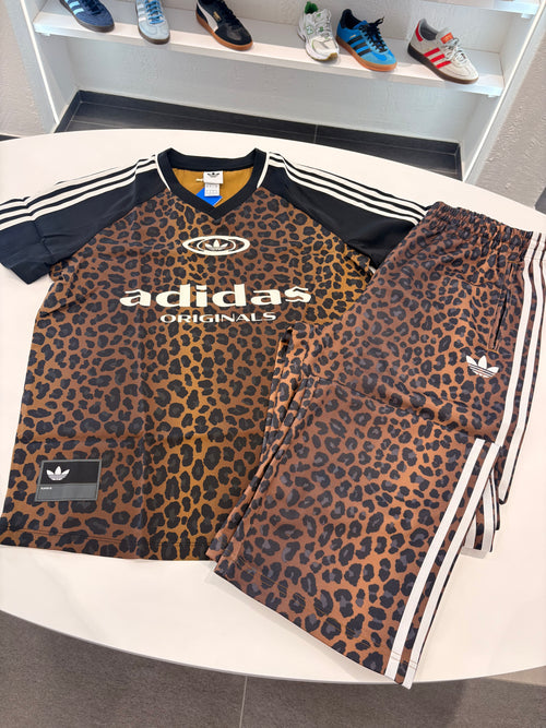 Coordinato adidas Leopard spalla 3lines black