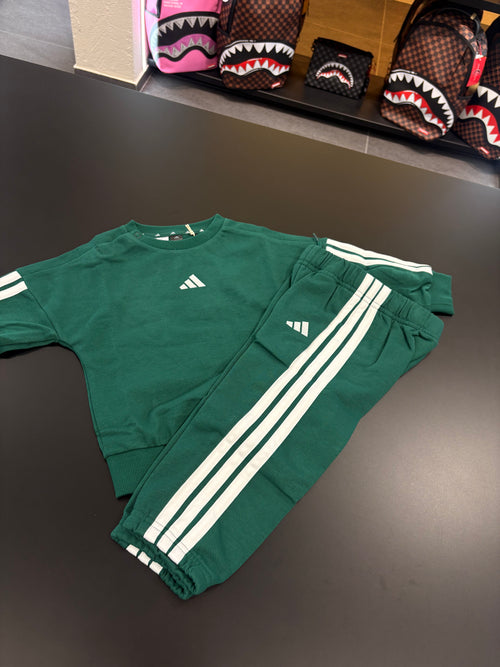 Tuta Adidas basic Green kids