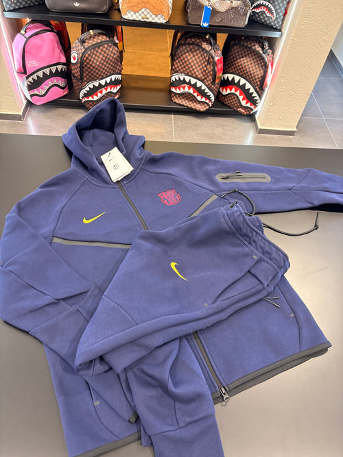 Tuta Nike tech Barcellona blu