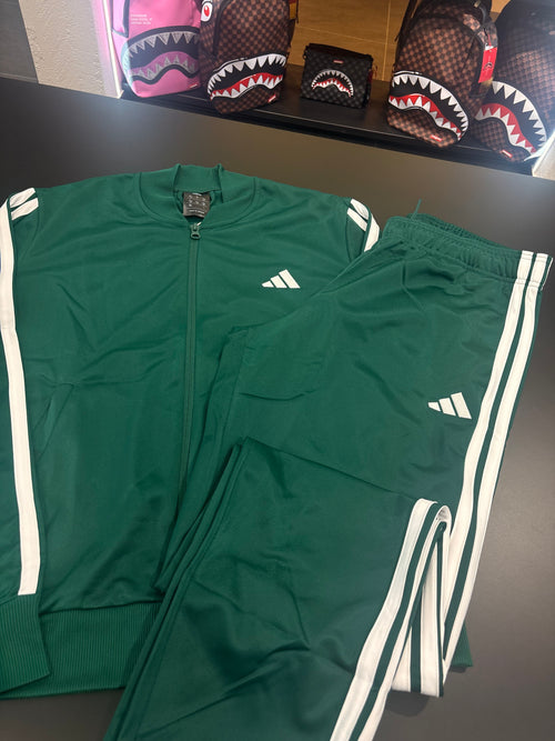 Tuta Adidas donna 3s fleece verde