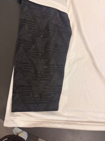 T-shirt Adidas manica merletto