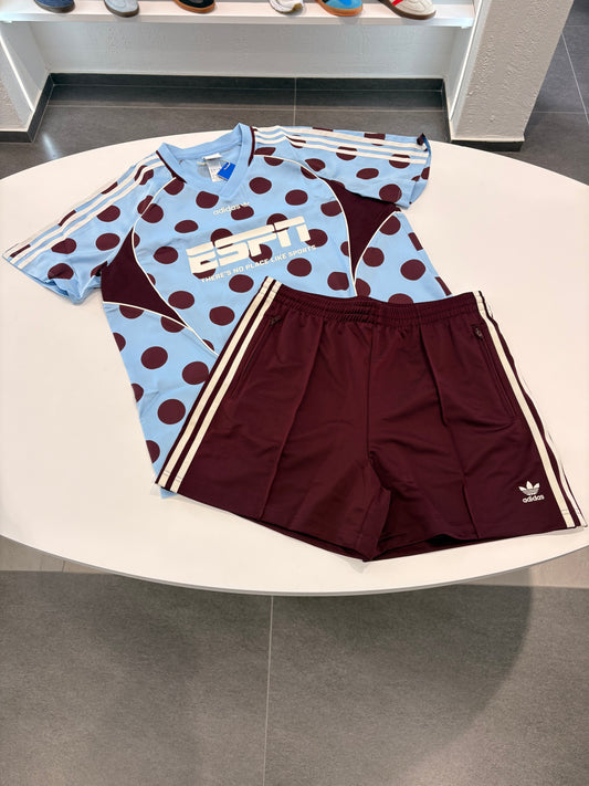 Coordinato ESPN colorway bordeaux pois