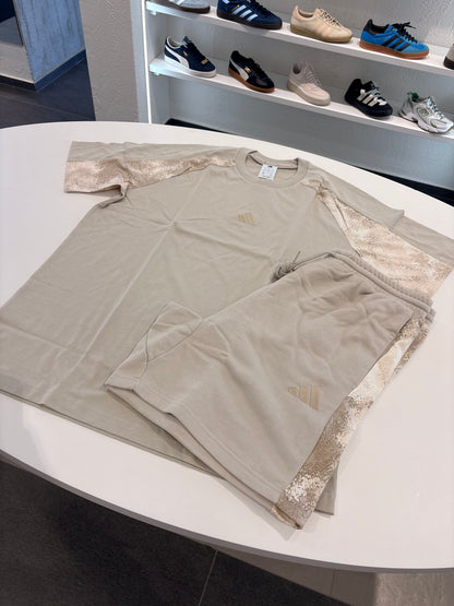 Coordinato camo print beige