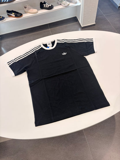 T-shirt Adidas 3 stripes black