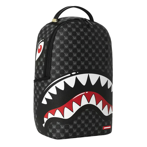 Zaino sprayground sharks in paris wtf bubbly black check backpack