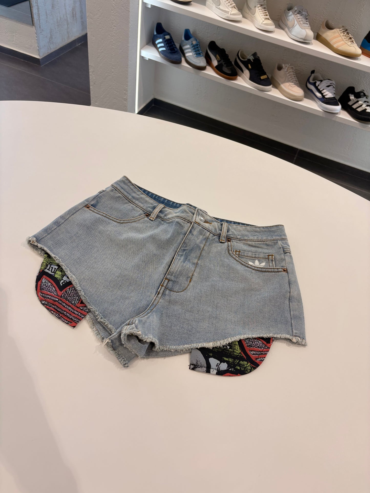 Shorts in jeans Adidas X jeremy scott