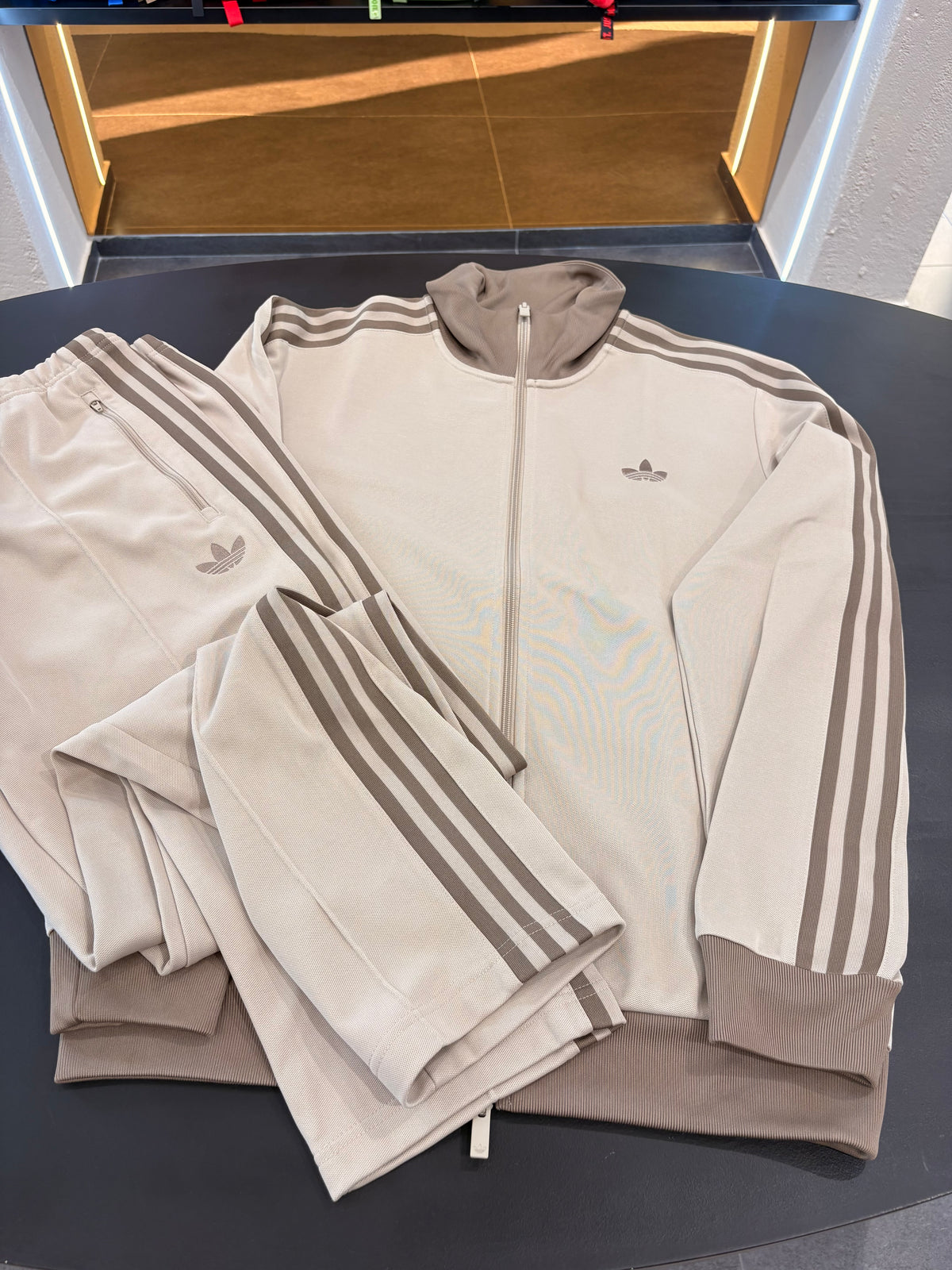 Tuta Adidas beckenbauer beige