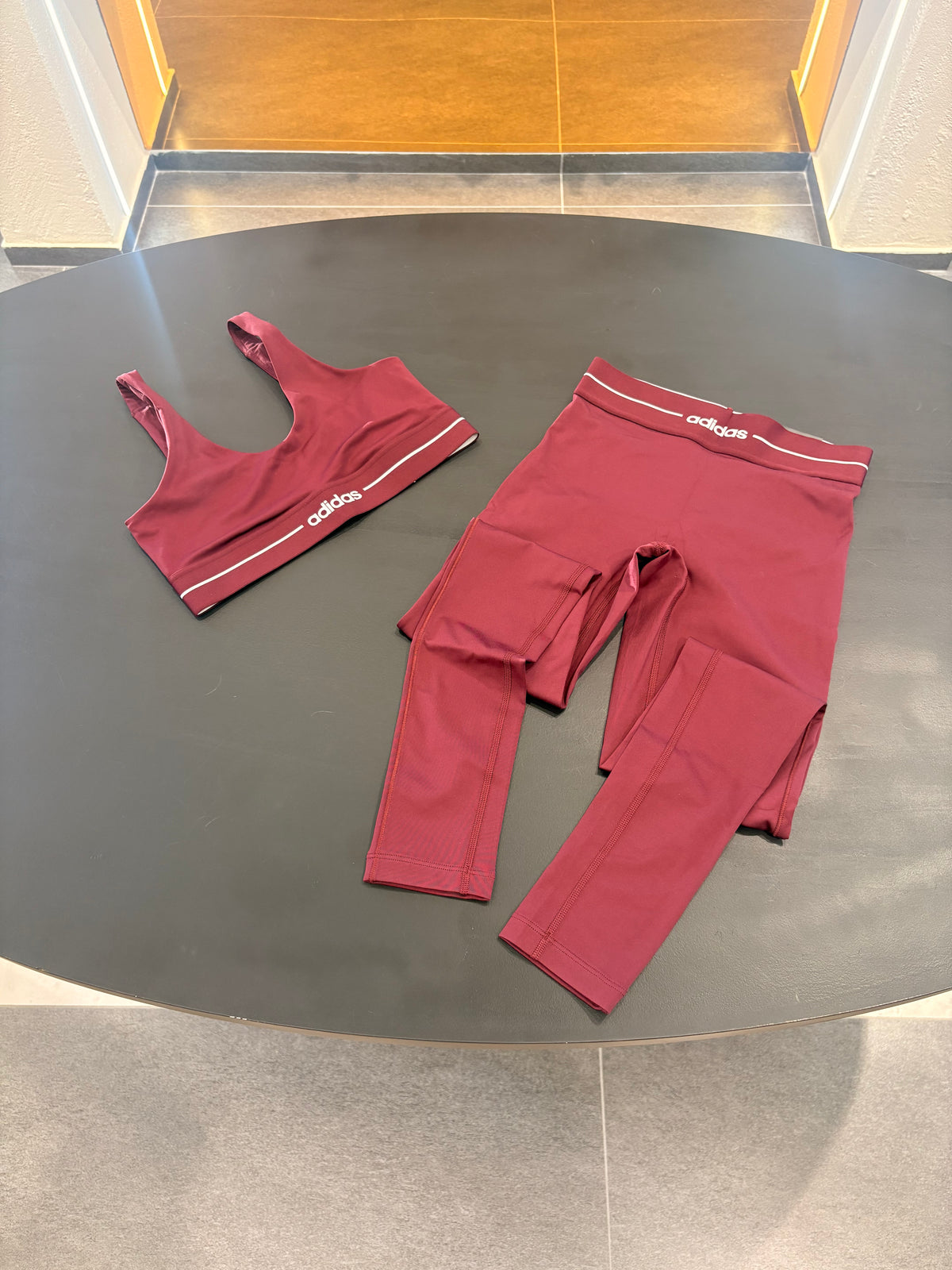CORDSET tracktop leggings bordeaux